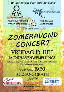 Poster zomeravondconcert A4